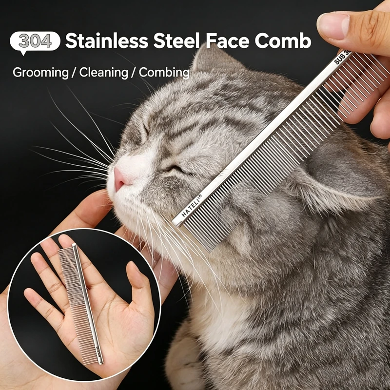 Расческа для ухода за мордой ж – обзор и цена Flea Comb Fine Tooth Pet Tear Stain