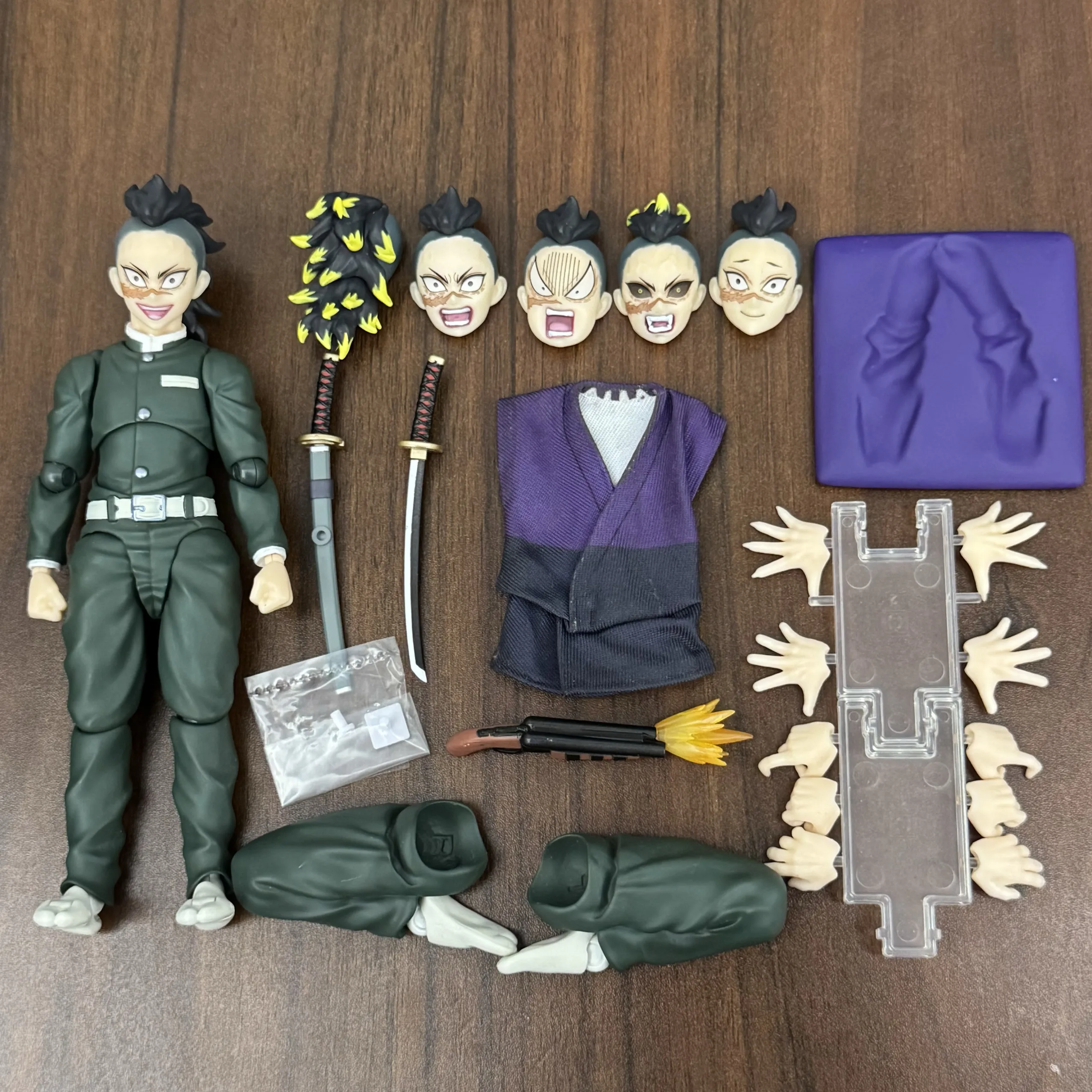 

In Stock Aniplex Buzzmod Demon Slayer Shinazugawa Genya Articulated Action Figure