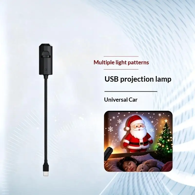 Switchable Pattern Projector Night Light USB 1 Set Energy Efficient for Bedroom Bedside Kids Gift Home Decor