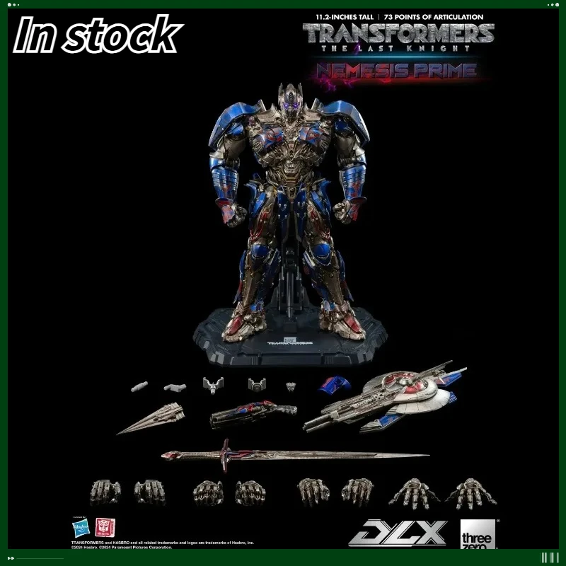 

Original Threezero 3A DLX Transforming Toys THE LAST KNIGHT 3Z0579 NEMESIS PRIME Anime Figure Action Toy Collection Model