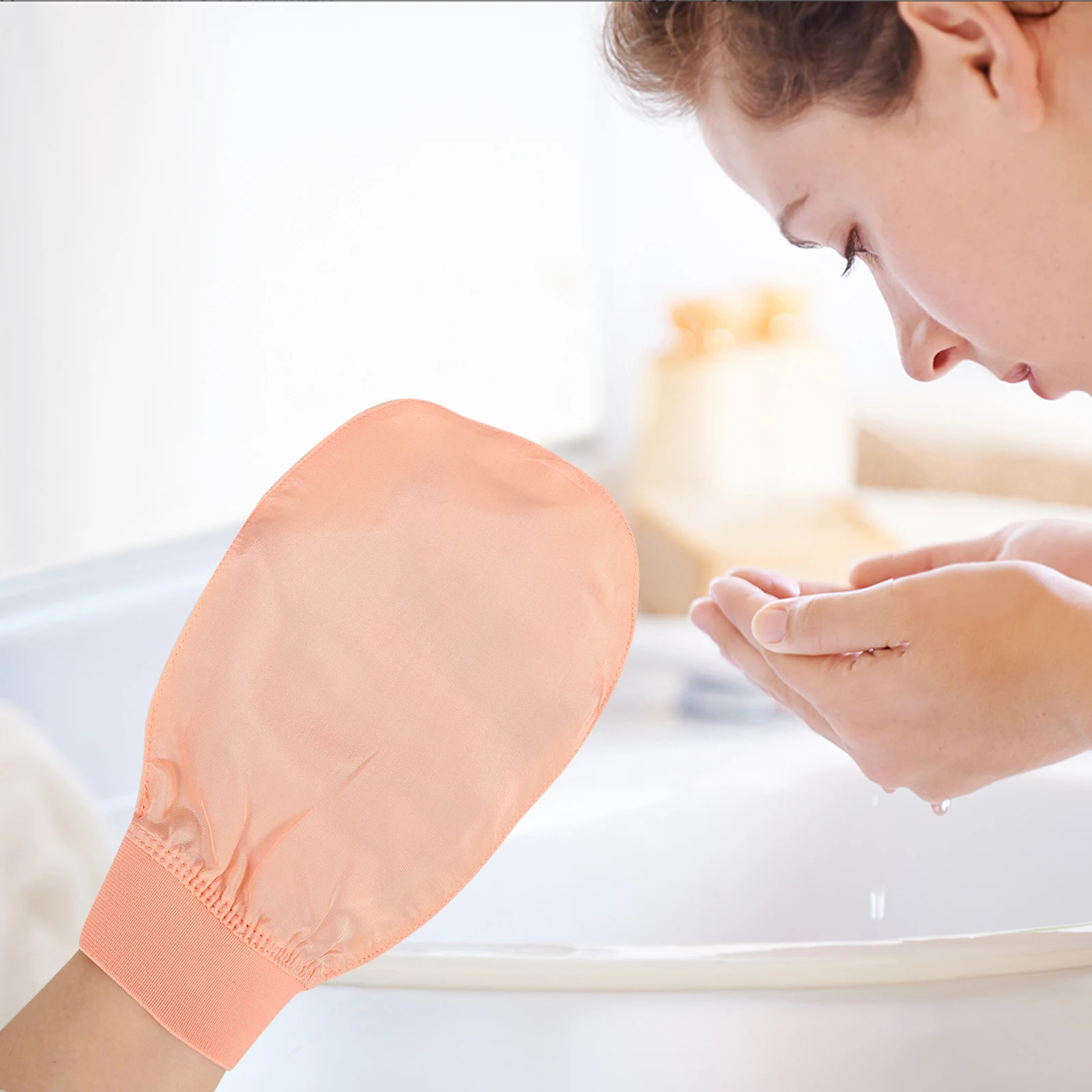 

Luxury Exfoliating Bath Mitt Skin Scrubbing Gloves Lightweight Bathing Supplies Home