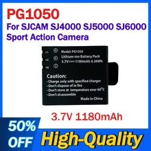 3.7V 1180mAh PG1050 Li-ion Battery For SJCAM SJ4000 SJ5000 SJ6000 Sport Action Camera Batteries