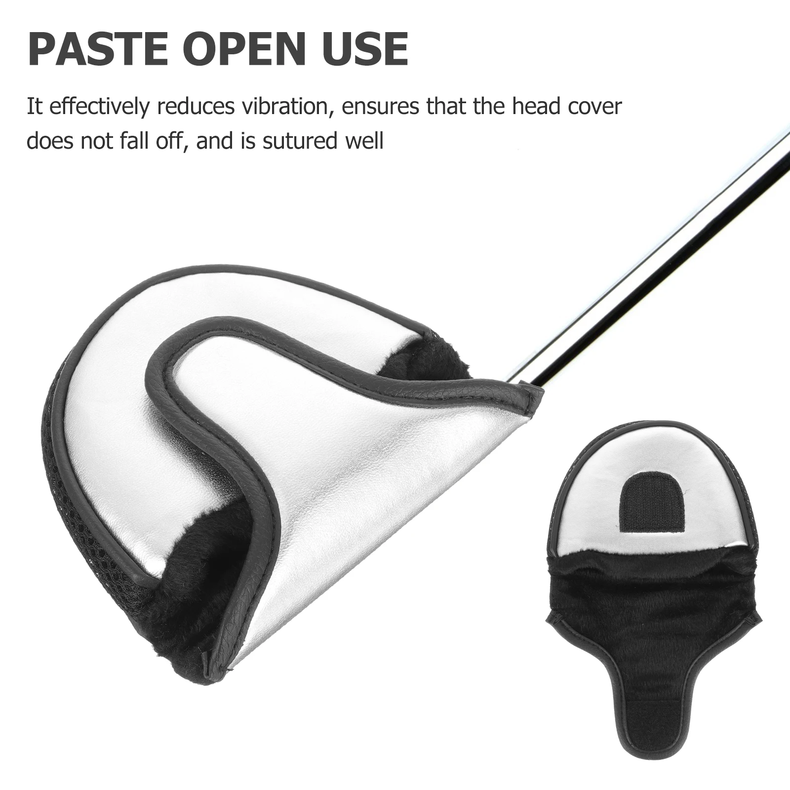 

Golfs Rod Head Protector Putter Cover Protective Decorative Club Cover Dust Proof Elastic Secure Fit Golfing Supplies