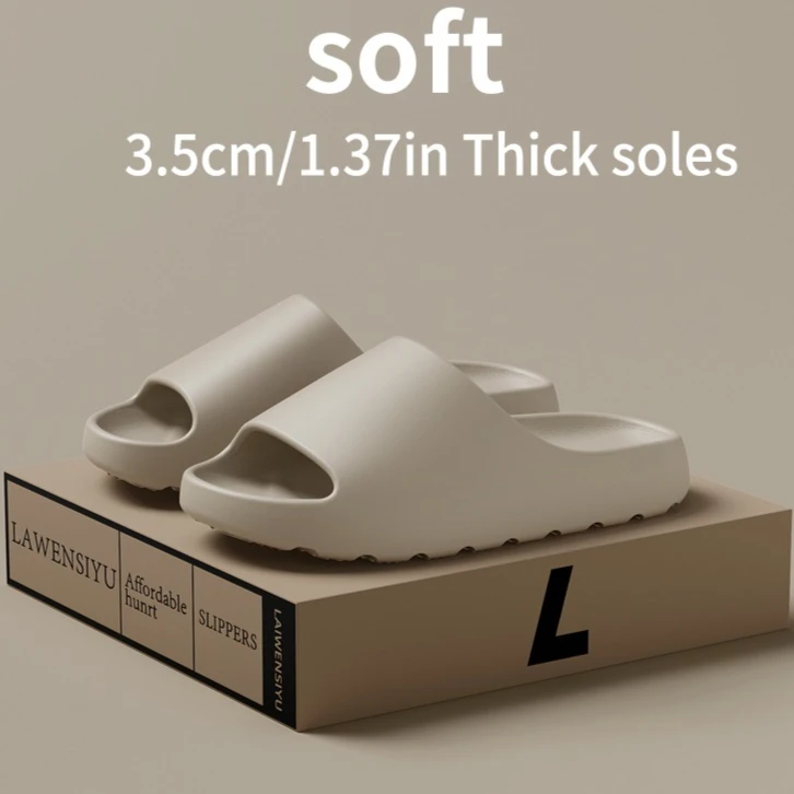 

Men's and Women's Summer Non-slip Slippers Indoor Outdoor Casual Beach Sandals Lightweight Soft Sole Comfortable Men Shoes