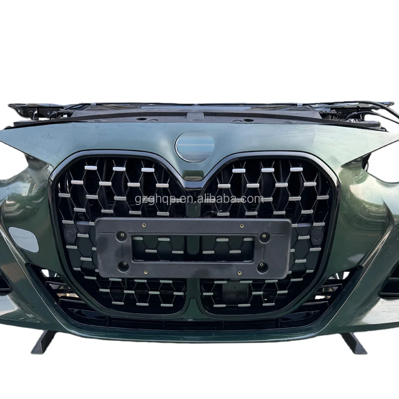 High-quality Front Bumper with Grille and Cooling Fan, Suitable for 4 Series G22 Models (2021-2024).