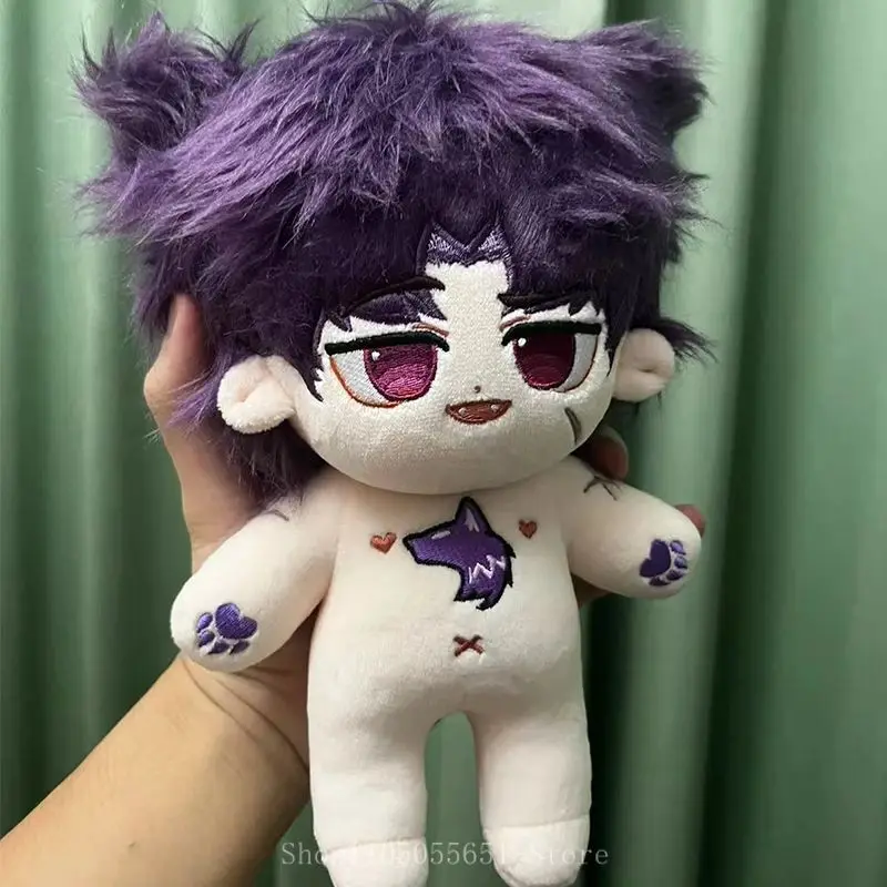 20CM Anime Camp Buddy Yoichi Yukimura Wolf Plush Cotton Doll Body BL Game Cosplay Dress Up Clothes Outfit Fans Xmas Gifts - view 3