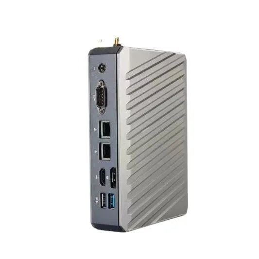 

10th generation i7-10510 six-core all-aluminum alloy miniature portable industrial control I5 computer host can be fanless