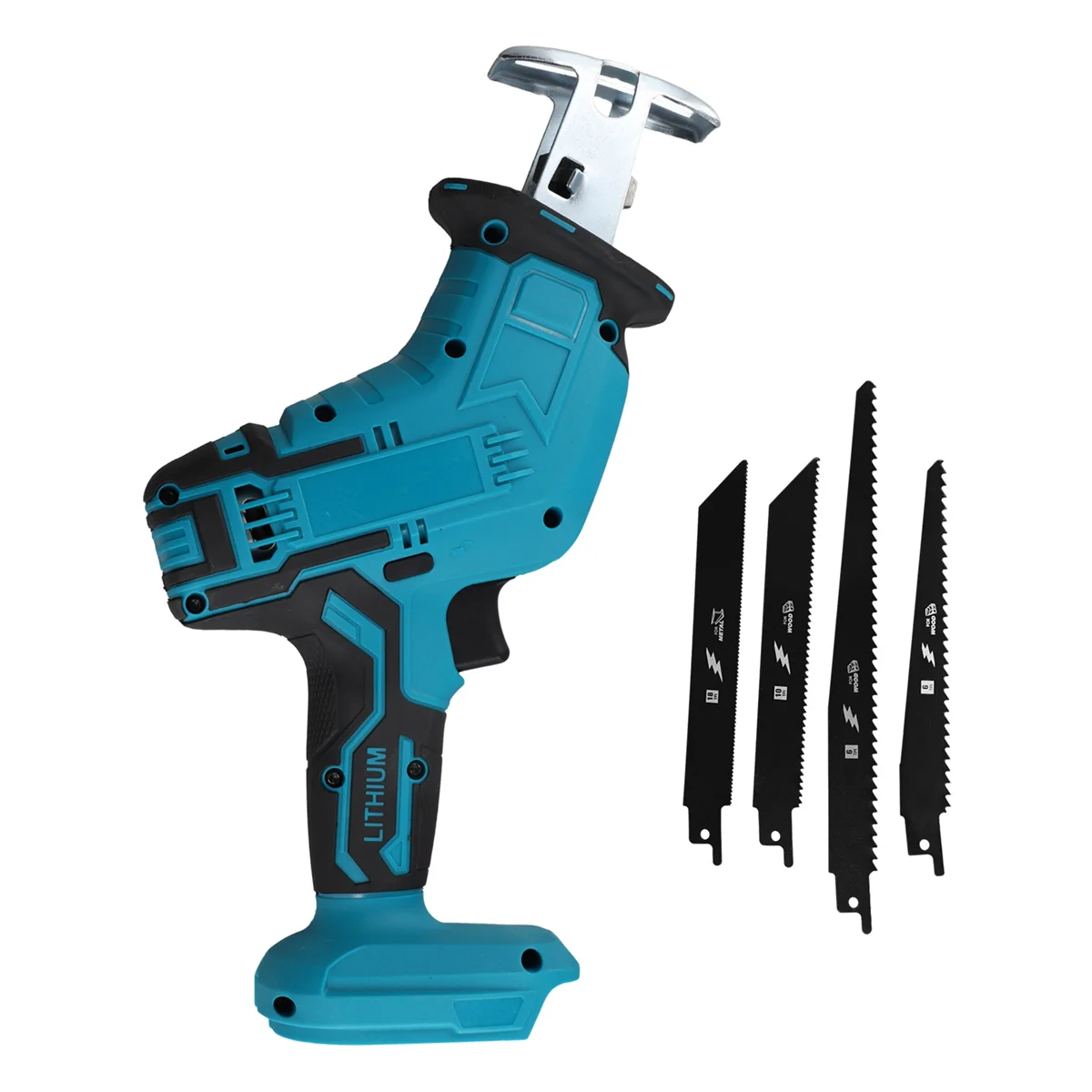 Cordless Electric Reciprocating Saw for Makita Adjustable Speed Chainsaw Wood Metal Pipe Cutting Power Tool