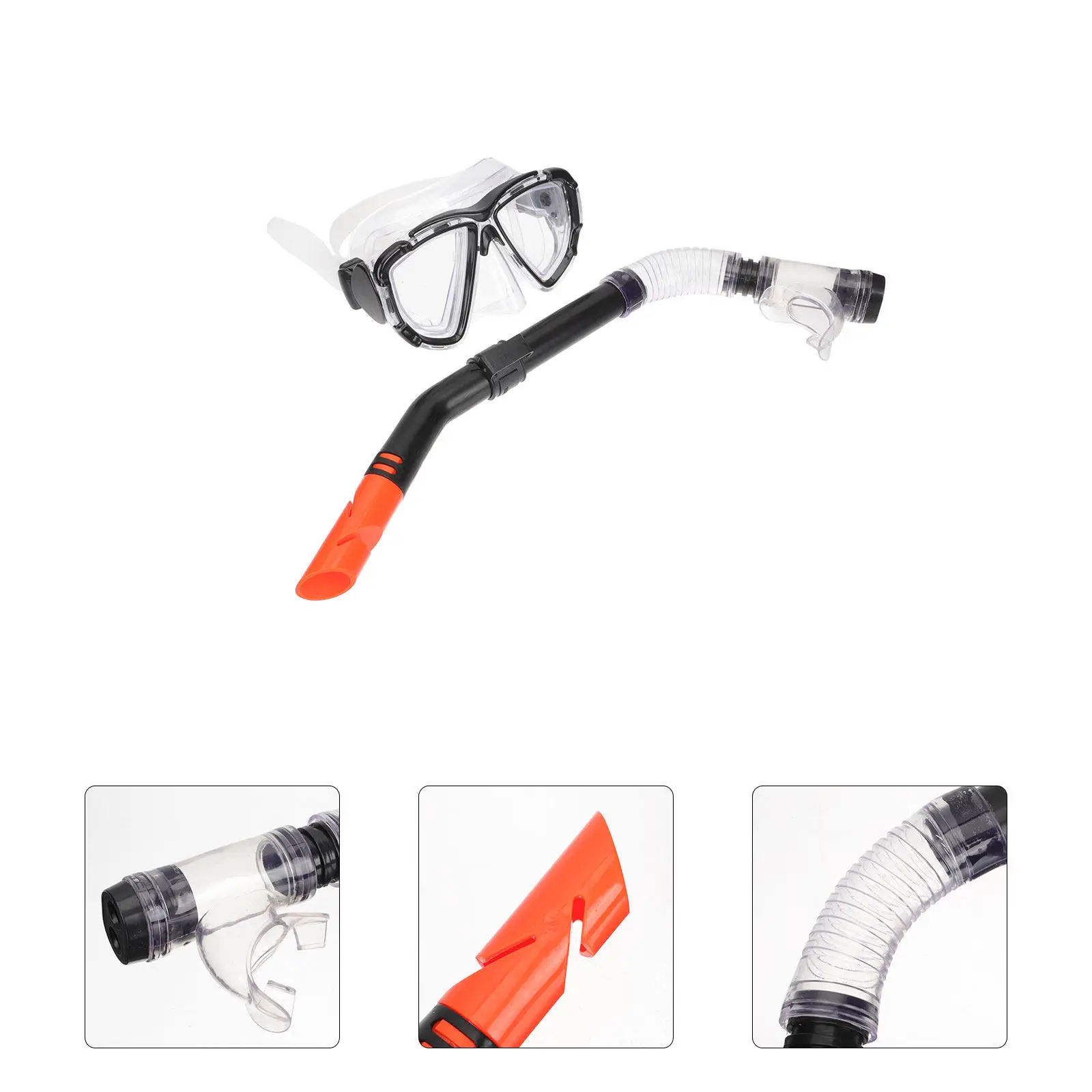 

1 комплект снаряжения для подводного плавания, профессиональная маска для дайвинга, многофункциональная удобная маска для подводного плавания, портативный аксессуар для дайвинга с четким обзором