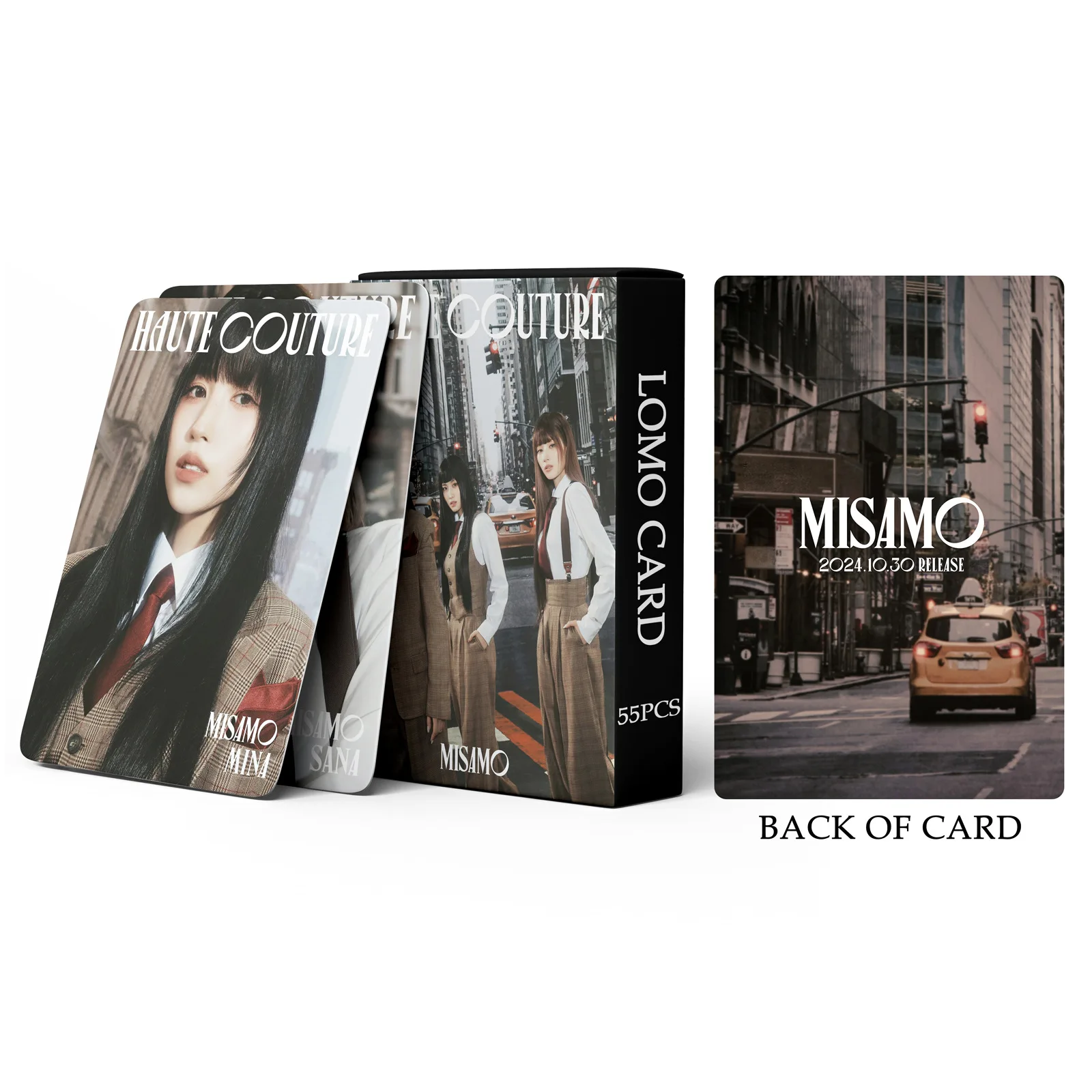 55 ชิ้น/เซ็ตIdol MISAMO Lomoการ์ดใหม่อัลบั้มHAUTE COUTURE HD Photocards MINA MOMO SANAกลุ่มสาวแฟนของขวัญคอลเลกชัน