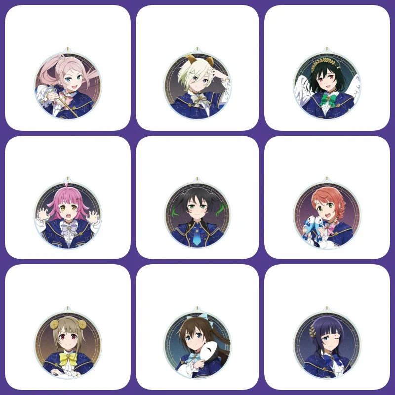 Аниме-love-live-Акриловые-брелоки-подвески-nijigasaki-high-school-idol-club-для-ключей-от-машины-телефонов-и-сумок