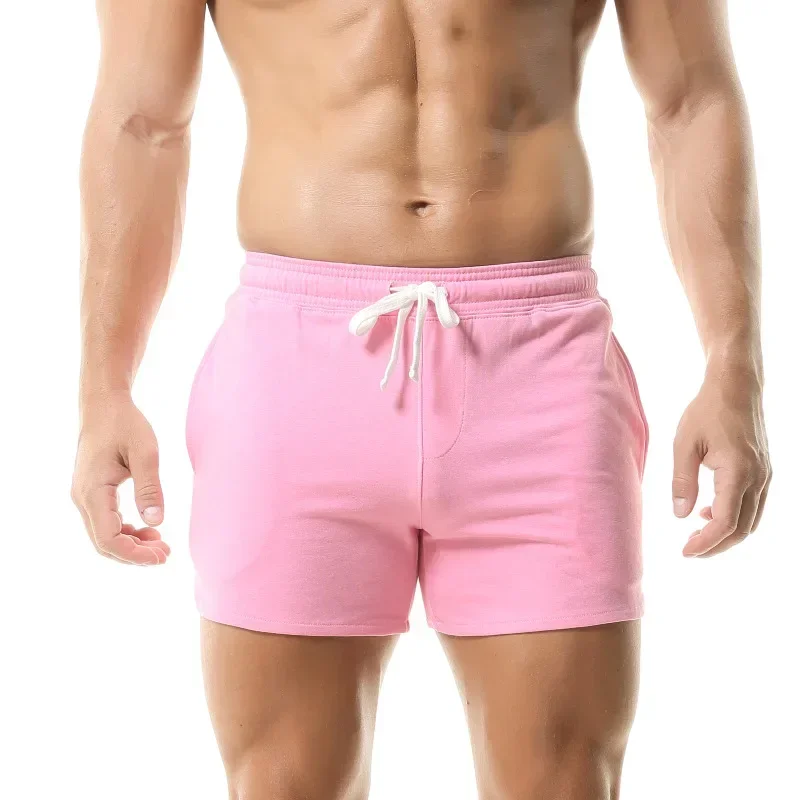 Summer Gym Shorts For Men Casual Bodybuilding Running Short Sweatpants Male Sport Fitness Jogging Shorts Soft Lounge Home Shorts