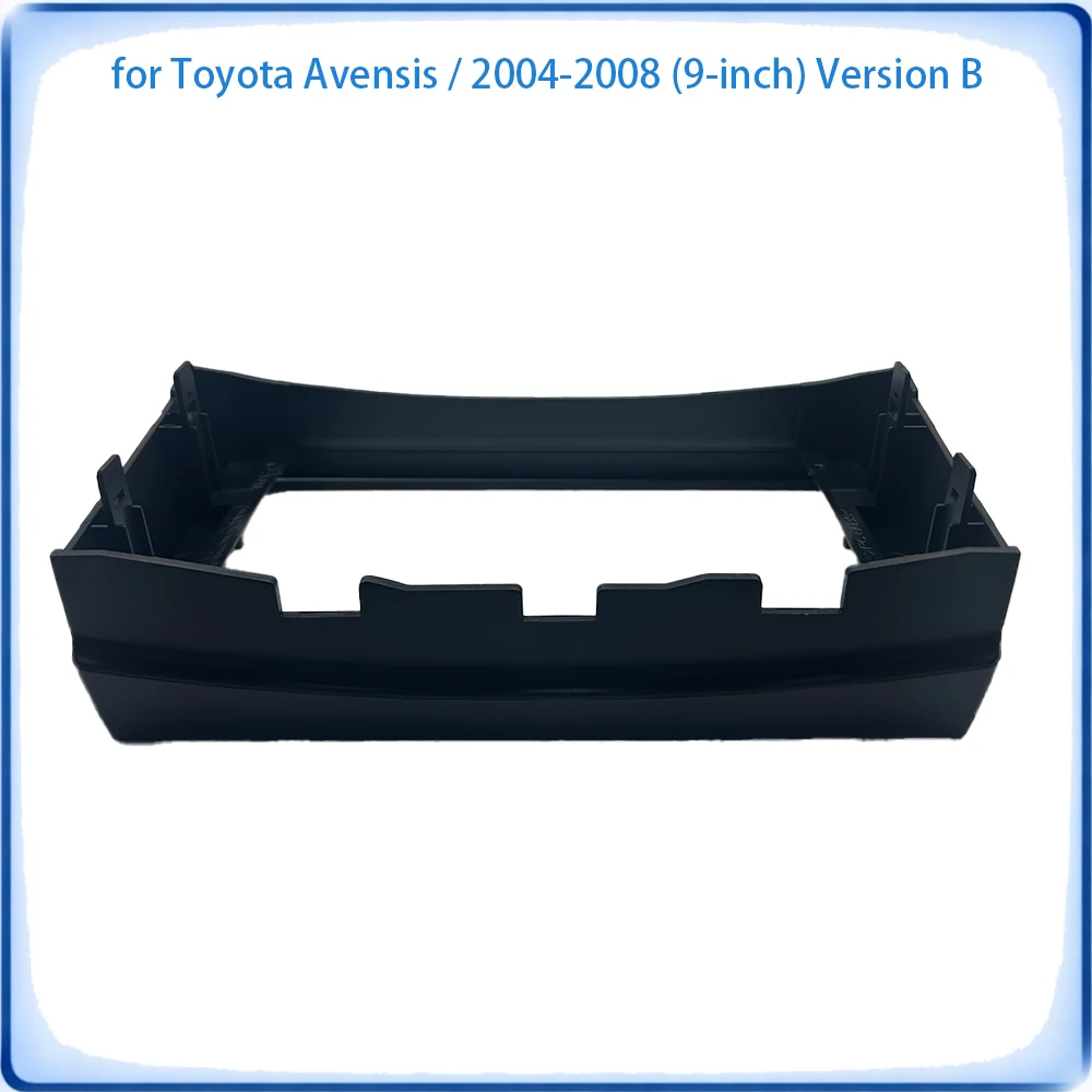 Car Radio Fascia Frame For Toyota Avensis 2004-2008 9 inch B Version Stereo Panel Wiring Harness Power Cable
