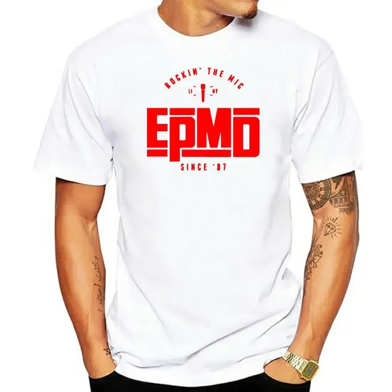 New Epmd  Tees Men Women Short-sleev Fashion Loose Breathable Graphic T Shirts Hip-hop Streetwear Tops Harajuku Camisetas