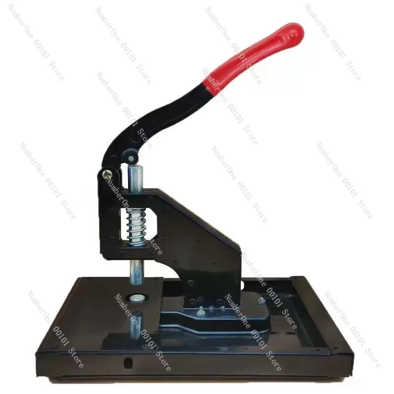 

Heavy Duty Eyelet Punch Press Machine for Wholesale Advertising Display Stand Hang Tags Posters Handbags Garment Accessories
