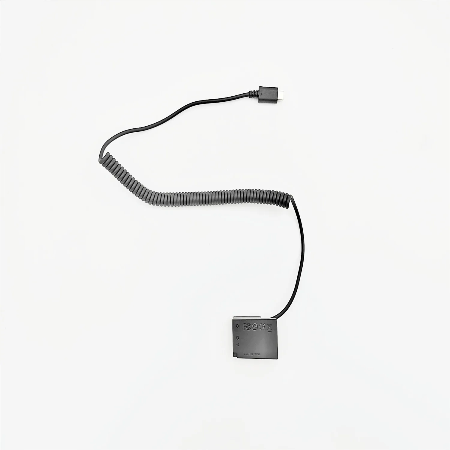 캐논 EOS R10 RP 200D 250D 750D 760D 77D 800D 850D 8000D 용 DR-E18 LP-E17 더미 배터리 DC AC 어댑터용 C타입 스프링 케이블