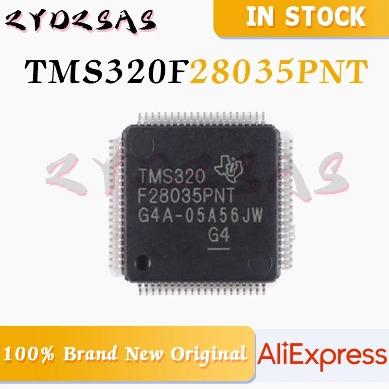 (1-10Pieces) TMS320F28035PNT TMS320F28035 TMS320F IC MCU 32BIT 128KB FLASH 80LQFP