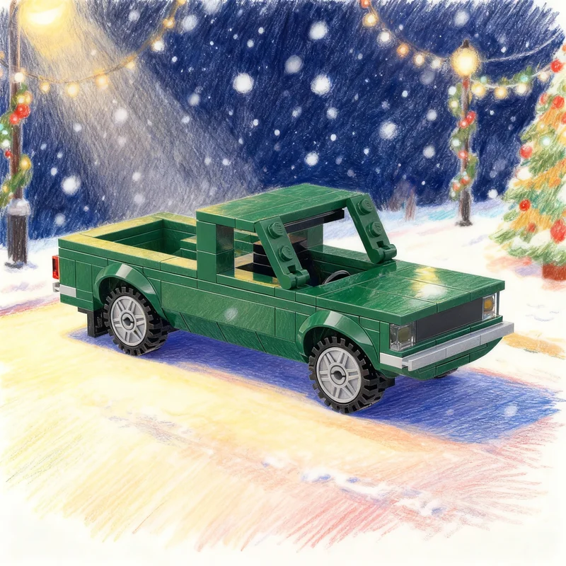 

181pcs MOC Fiat 125p Cars Model Building Blocks Creative DIY Gift Display Decor Assemble Premium Adult Kids Desk Home Toy Idea