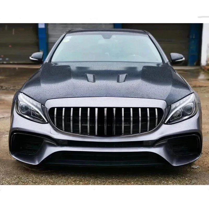 

High Quality Aluminium Alloy Car Bonnet For C Class W C0 C C0 - Modified Style Engine Hood Cover Auto Parts