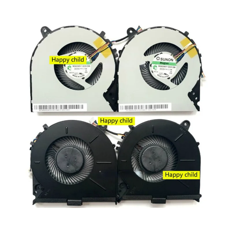 FOR Lenovo Ideapad Y700 Y700-15 Y700-15ISK Laptop CPU & GPU Cooling Fans A Pair