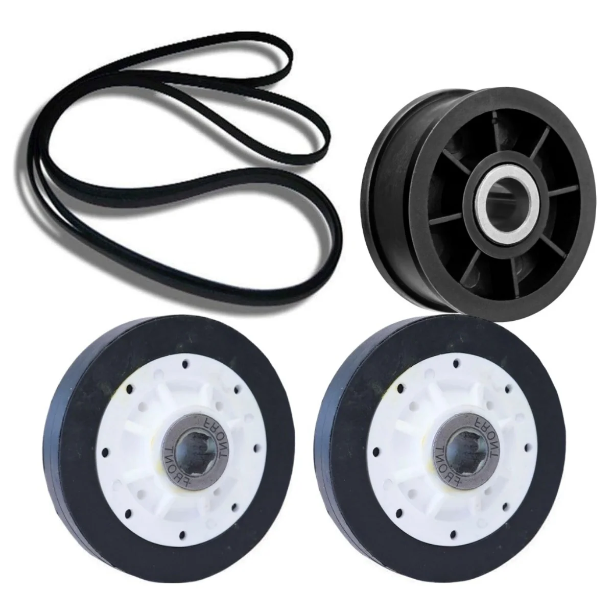 

40111201 37001042 Y54414 Kit For Speed queen Whirlpool Dryer Drum Roller and belt