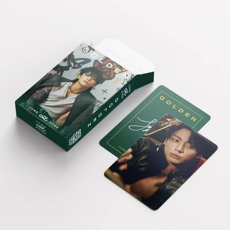 92Pcs/Box Kpop GOLDEN Solo Photocards Lomo Cards Photo Card for Fans Collection image 4