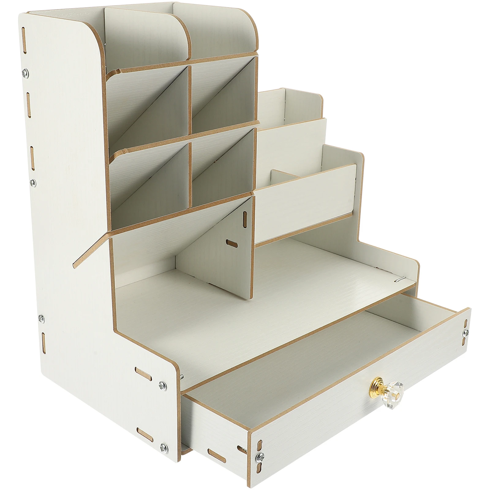 

Pen Storage Box Nice Holder Desk Organizer Office Organization Desktop Stationery Organiser for Multifunctional Wooden
