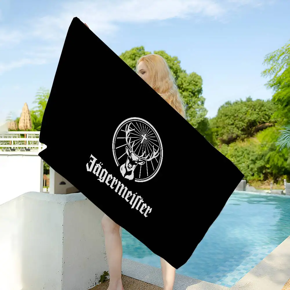 Jaegermeisters مناشف الشاطئ منشفة الاستحمام ساونا السفر سبا ستوكات سريعة الجافة ملحقات الصالة الرياضية ديكور غرفة لطيف #5