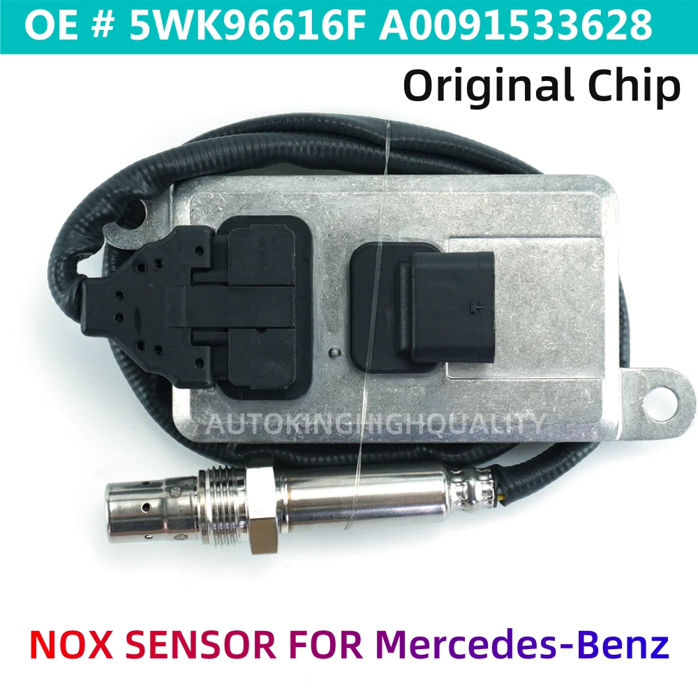 A0091533628 5WK96616F Sensor Nox Oksida untuk Truk Mercedes-Benz Actros Atego 0091533628 5WK96616D