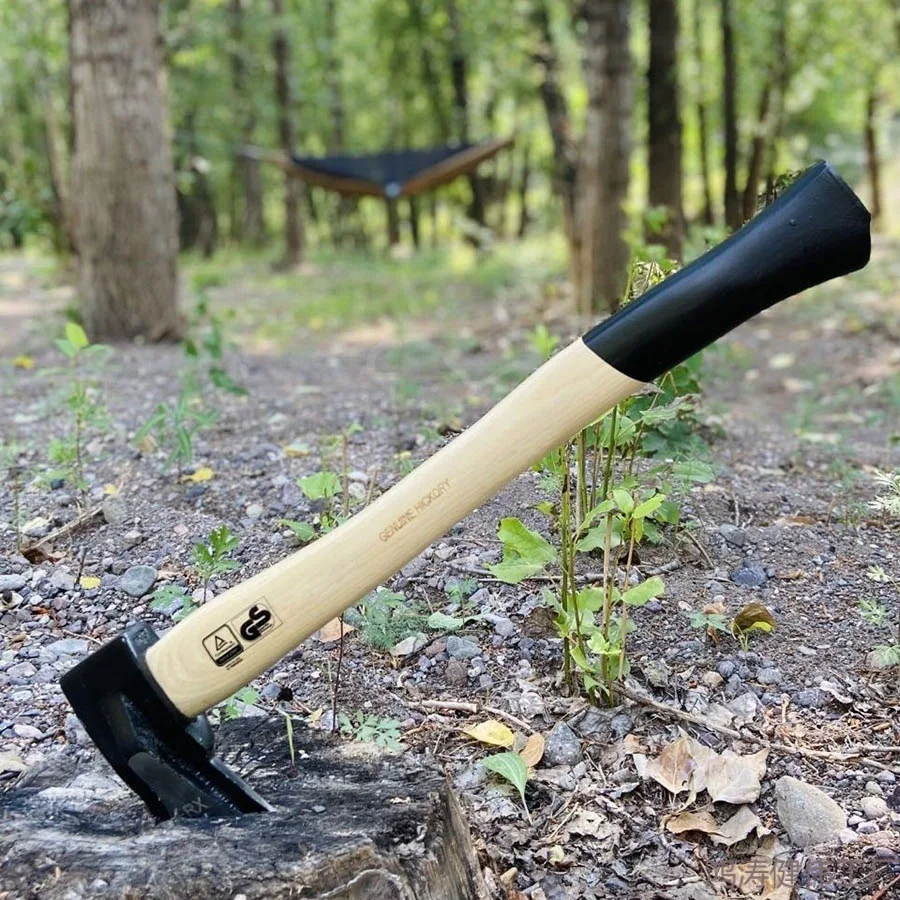 Professional Firewood Splitting Axe - Forged  Axe, Outdoor Camping & Mountain-Clearing Use,  No Axe Sticking