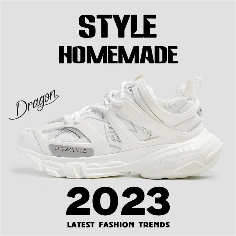 

Dad's shoes men's spring and summer couple's new black versatile thick sole height increasing sports and leisure shoes women