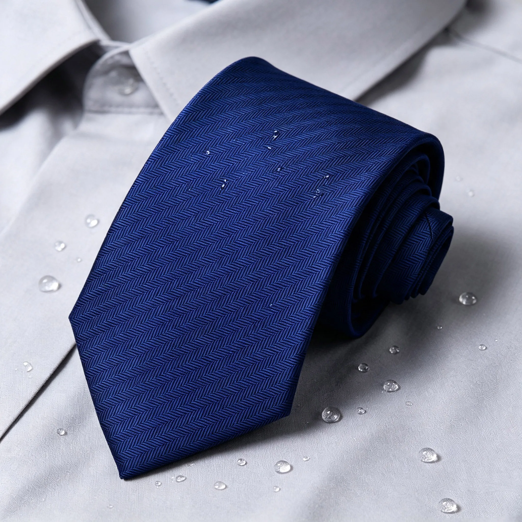 HUISHI 8cm Tie Man Waterproof Necktie Classic Solid Color Stripe Mens Tie Business Wedding Male Suit Accessories Gift Wholesale