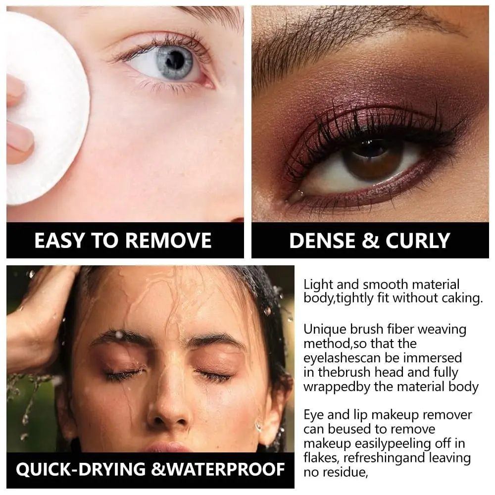 ใหม่ Smudge-Proof มาสคาร่าสีสันสดใส Long-Lasting Volumizing Double HEAD มาสคาร่ายาวแต่งหน้าเครื่องมือของขวัญผู้หญิง