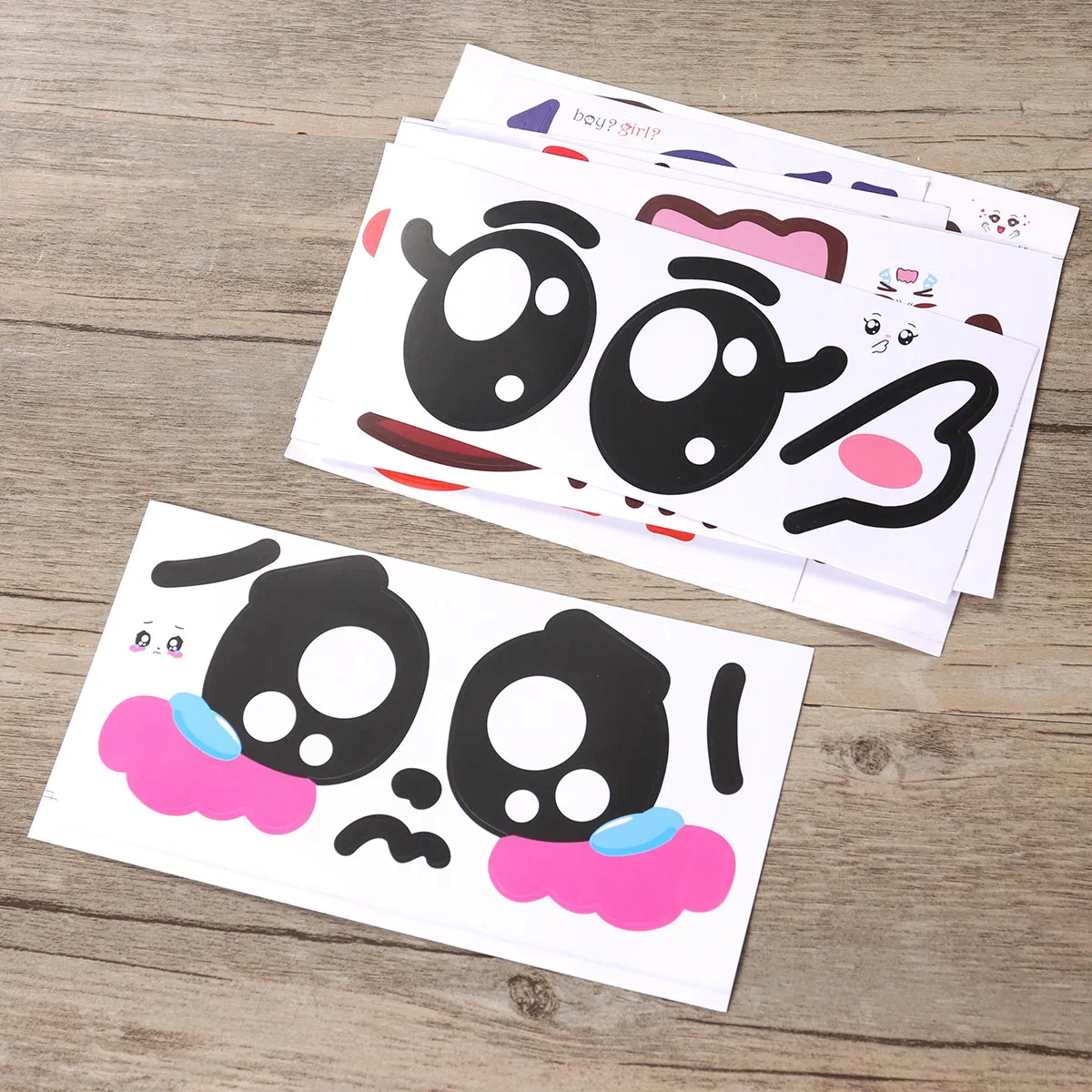 10 autocollants ventre de femme enceinte, accessoires photo, motif dessin animé, lisses, non réfléchissants, en papier de qualité sûre, longue durée, pour la grossesse
