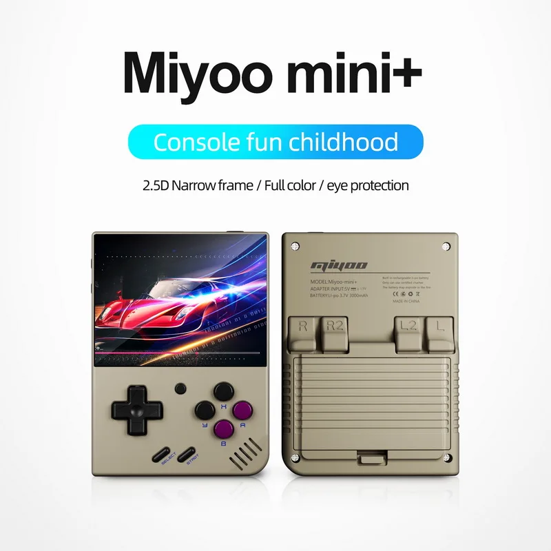 

Портативная игровая консоль Mini Plus Retro с IPS-экраном 3,5 дюйма, 25000 игр, карманный игровой плеер