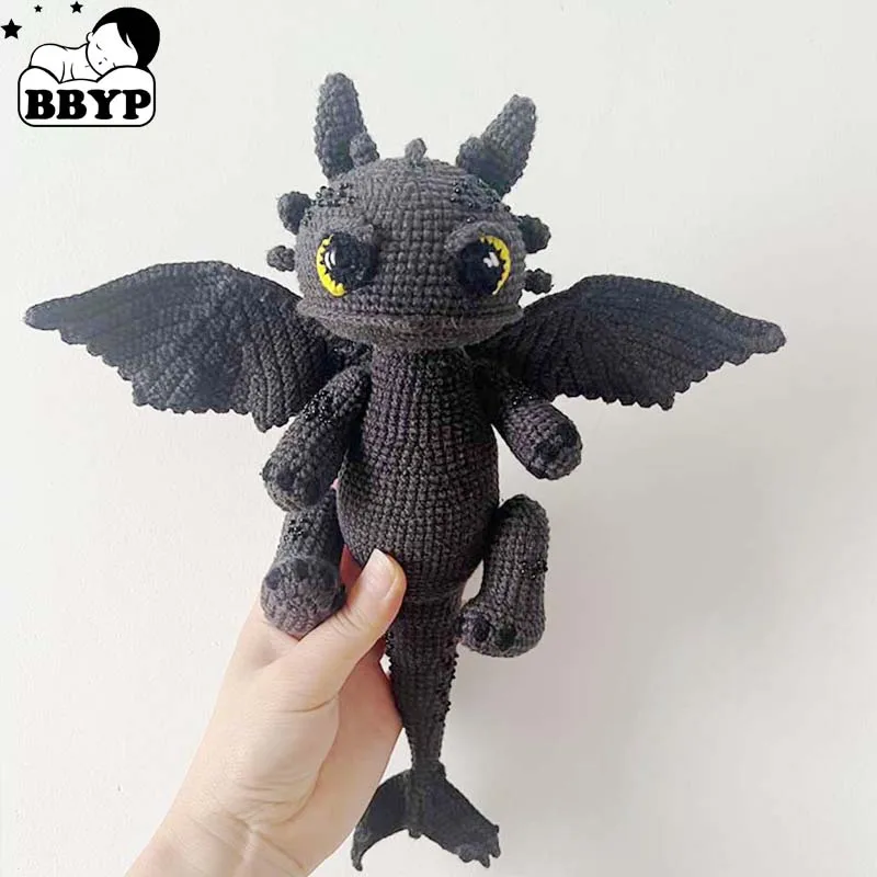 

Handmade Knitting Doll Dragon dolls Crochet Dolls For Home Accessories Craft Gifts Ornaments
