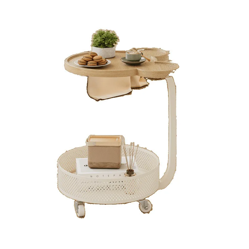 

Sofa side few light luxury high-end living room removable small coffee table small table home creative trolley rack