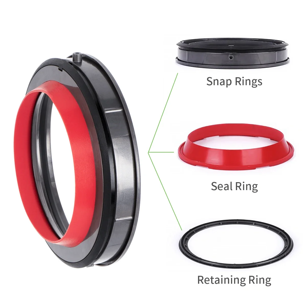 1 Pc Dustbin Bottom Lid Seal Rubber Ring for Dyson Hoover V11 V15 Waste Container Accessories