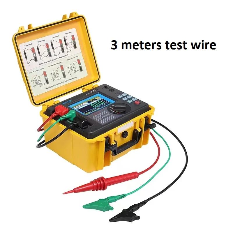 ETCR3520 Insulation Resistance Tester Portable Touch Color Screen 5KV Current Multimeter Cable Motor Resistance Measuring Device