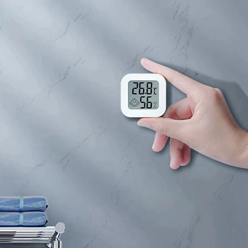 GTBL 미니 LCD 디지털 온도계 습도계, 실내 온도 습도 계량기 센서 게이지, 24 개