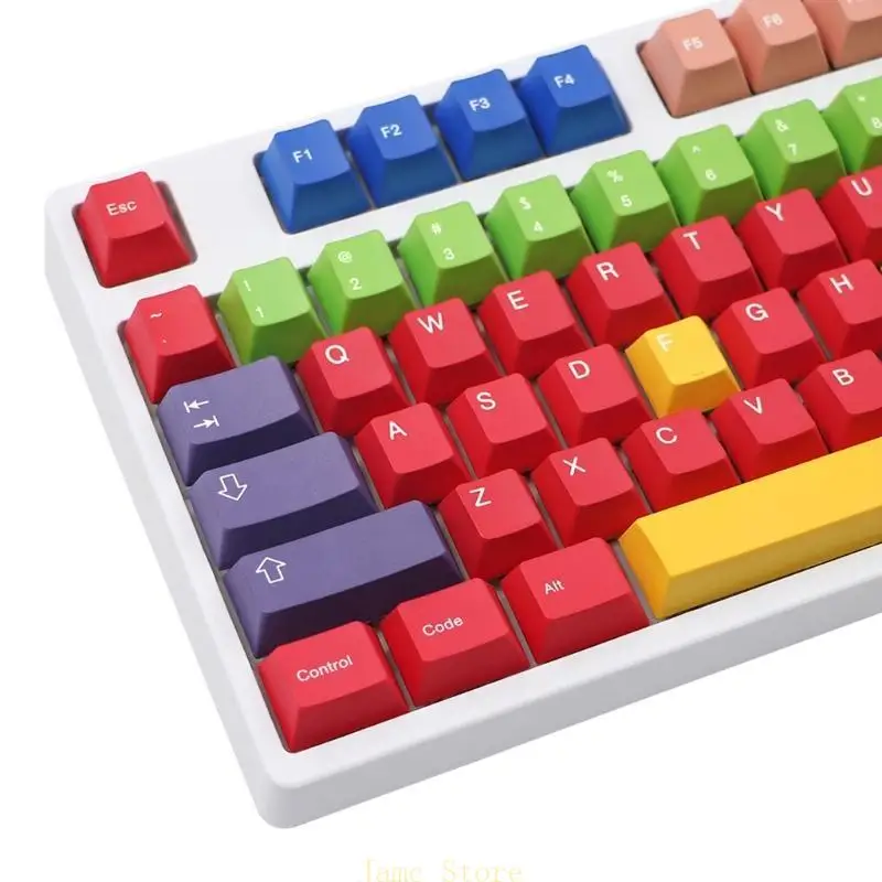 LX0B 131 for Key Mechanical Keyboard Keycaps Set Cherry Profile PBT Handarbeit