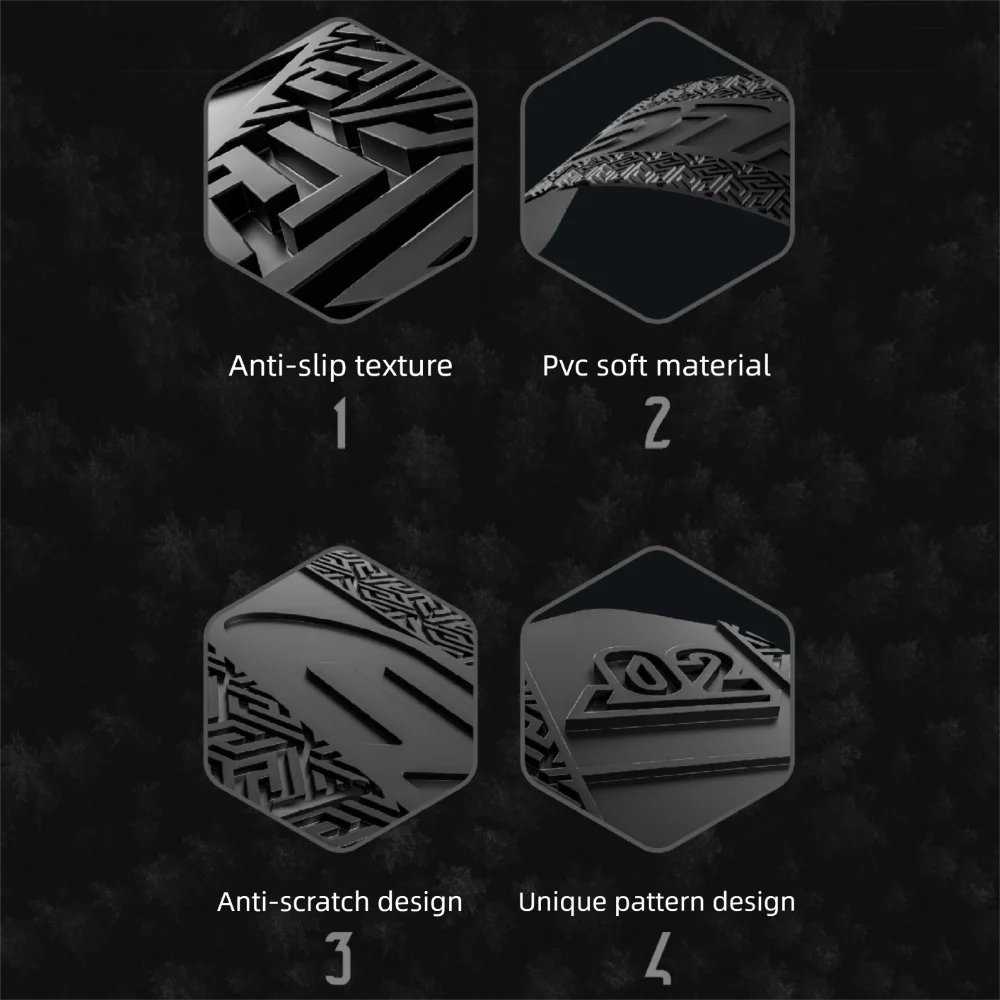 Silicone Frame Protector Sticker Scratch-Resistant Anti Oil Pollution Chain Protector Sticker Anti-Scratch Protecting The Frame