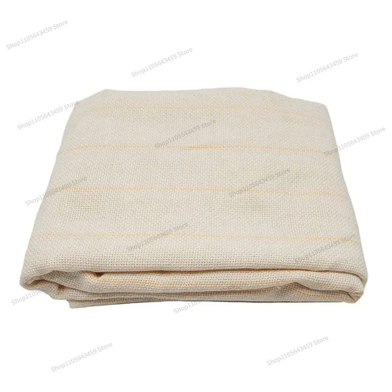For general purpose white yellow thread hand tufted poked embroidered cloth yellow thread carpet base cloth