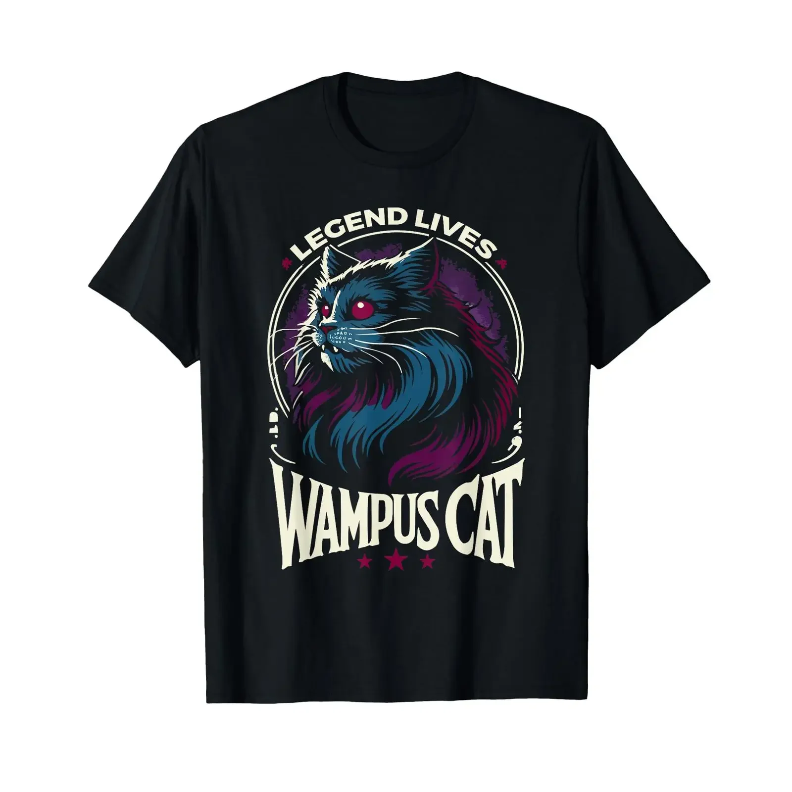 Wampus Cat American Folklore Cryptozoology Cryptid T Shirt for  vintage Washed homme Versatile graphic Comfortable Stylish Soft