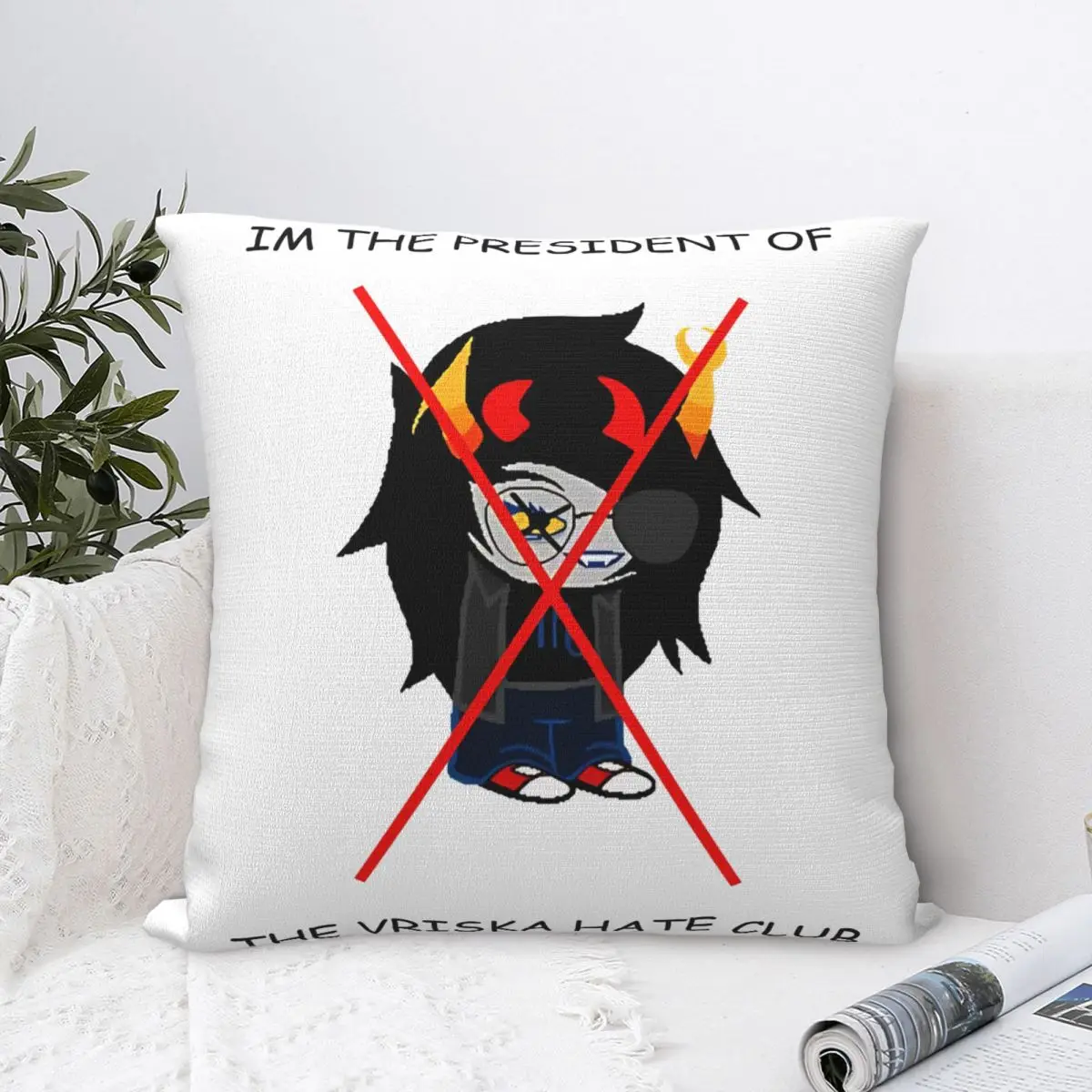 Living Room Decoration Vriska Serket Homestuck Hate Club Pillowcases Stuff Pillow Covers Square Multi Size