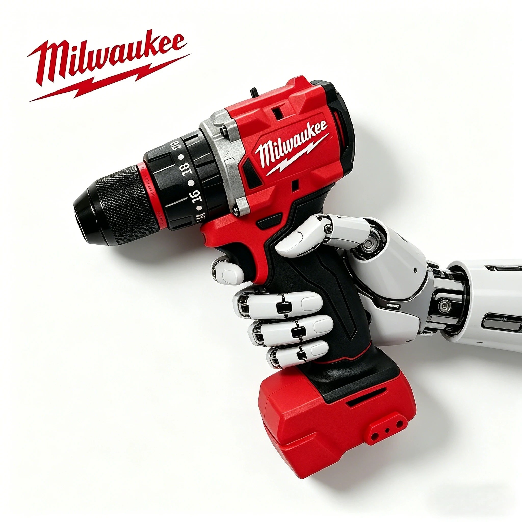 Milwaukee Brushless Compact Hammer drill Powerful motor, Metal wood Drilling ，Milwaukee Fit 48-11-1860 48-11-1850 Tool Battery
