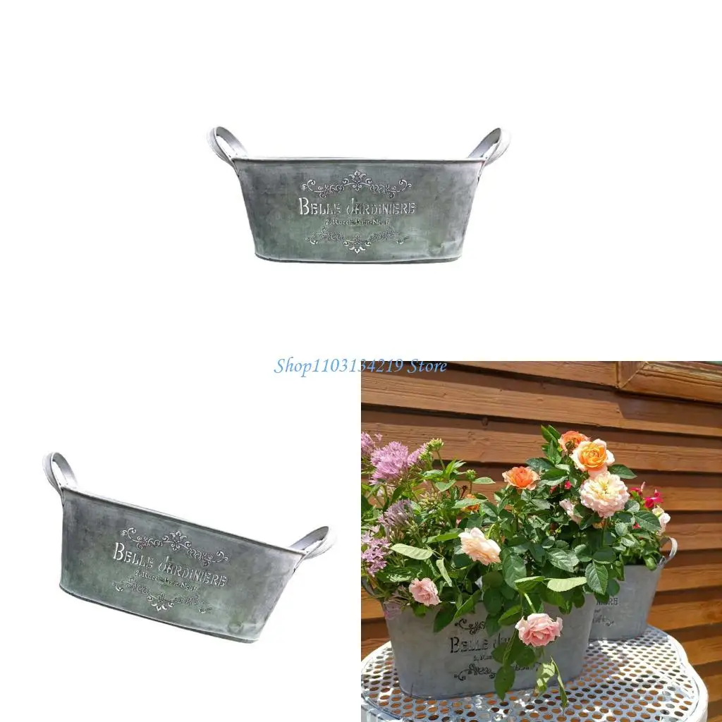 

N5KC Metal Vases for Flowers Iron Flower Bucket,Metal Flower Vase for Home Decoration Wedding Table Centerpieces Decorations