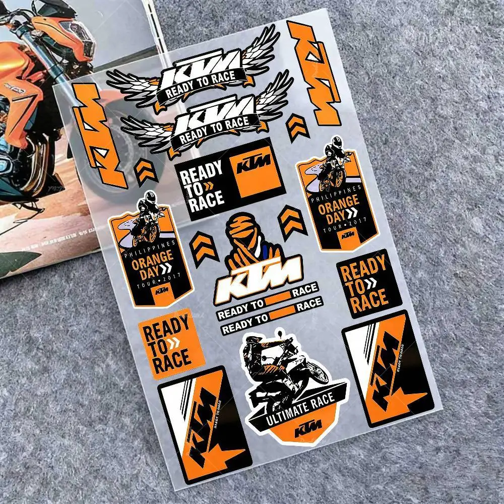 For KTM Stickers Moto Sticker Auto Body Bumper Windows Motorcycle Laptop Walls Vinyl Decal Car Tuning Accessories