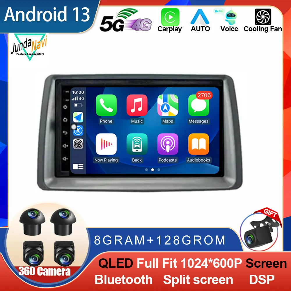 

Android 13 Screen For Fiat Panda 2003 - 2012 Car Player Radio Multimedia Carplay Navigation 4G Intelligent Stereo DSP HD 7 lnch