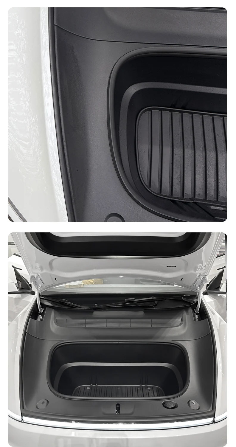 Für Tesla Model Y Juniper Frontkoffer-Dichtungssatz, schalldichter Gummi-Wetterstreifen, Modell 3, Highland Seal, Windgeräuschreduzierungssatz – Detail 5